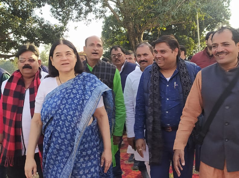 Workers are working hard to ensure victory at each booth: Maneka