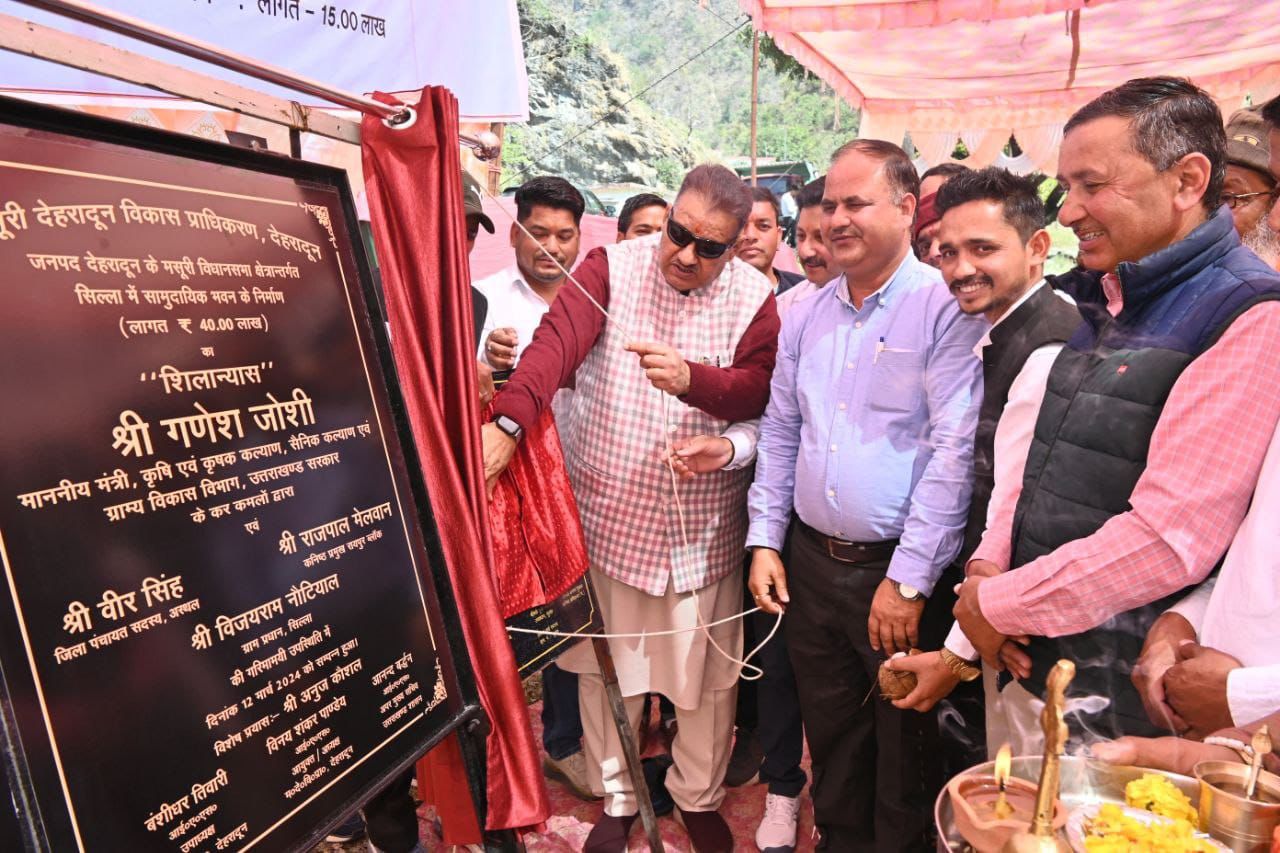 Minister Ganesh Joshi inaugurated and laid the foundation stone of various works