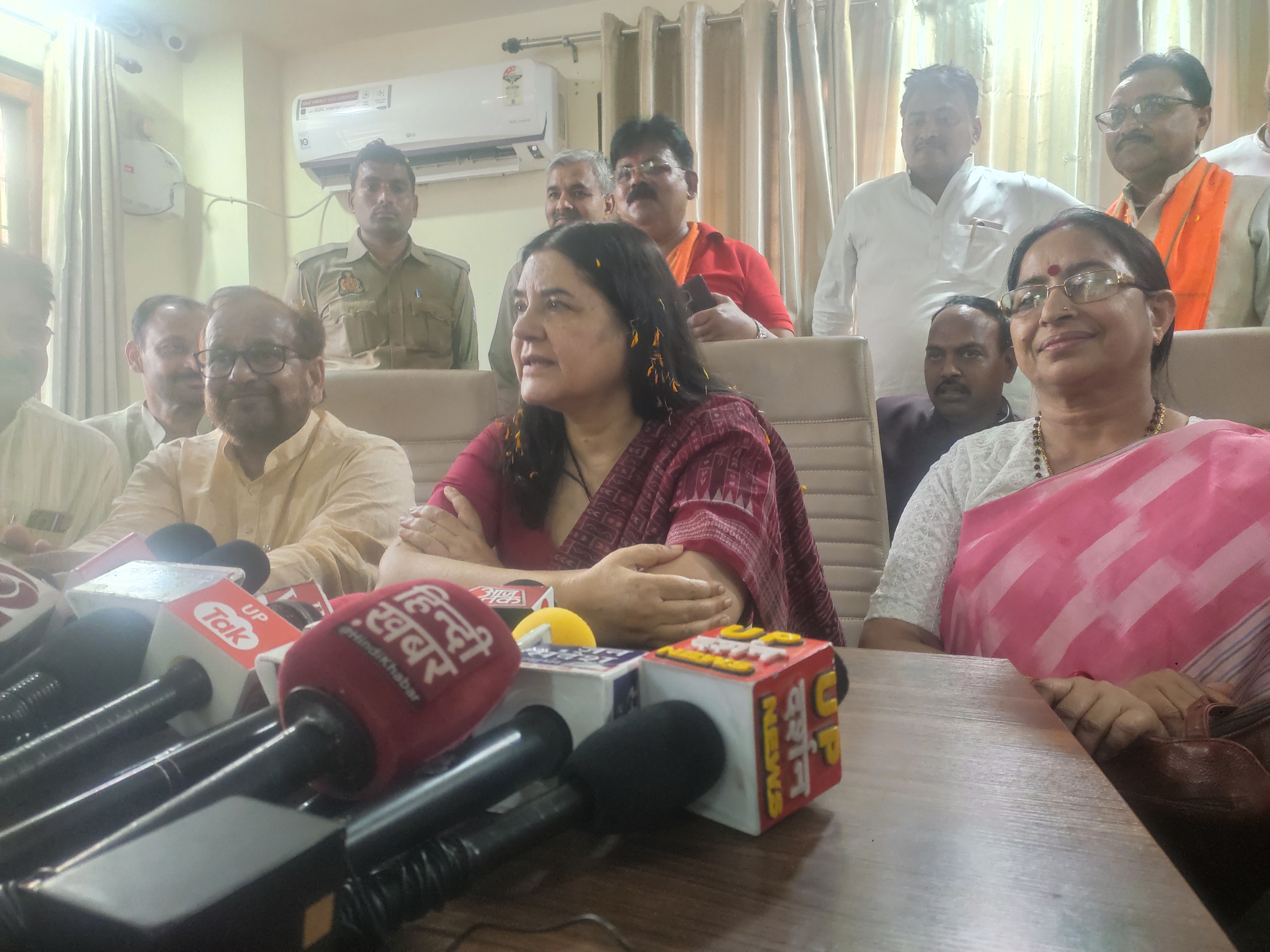Completing the remaining projects in the development of the district will be the first priority: Maneka
