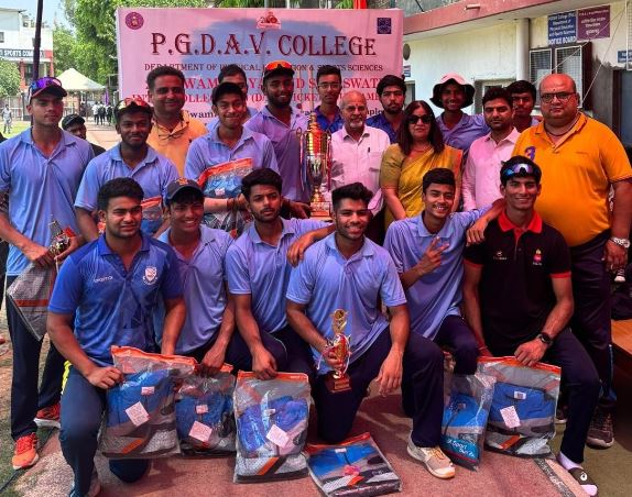 PGDAV won Swami Dayanand Saraswati Cricket Tournament