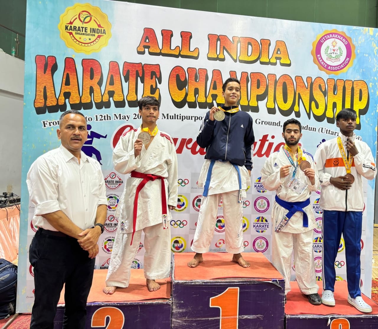 All India National Karate Tournament-Shivesh Sharma-Gold