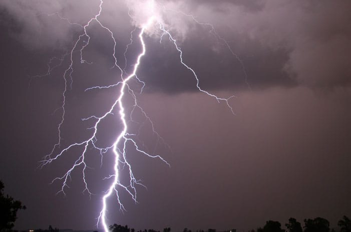 A 65-year-old farmer died after being struck by lightning in Araria's Forbesganj