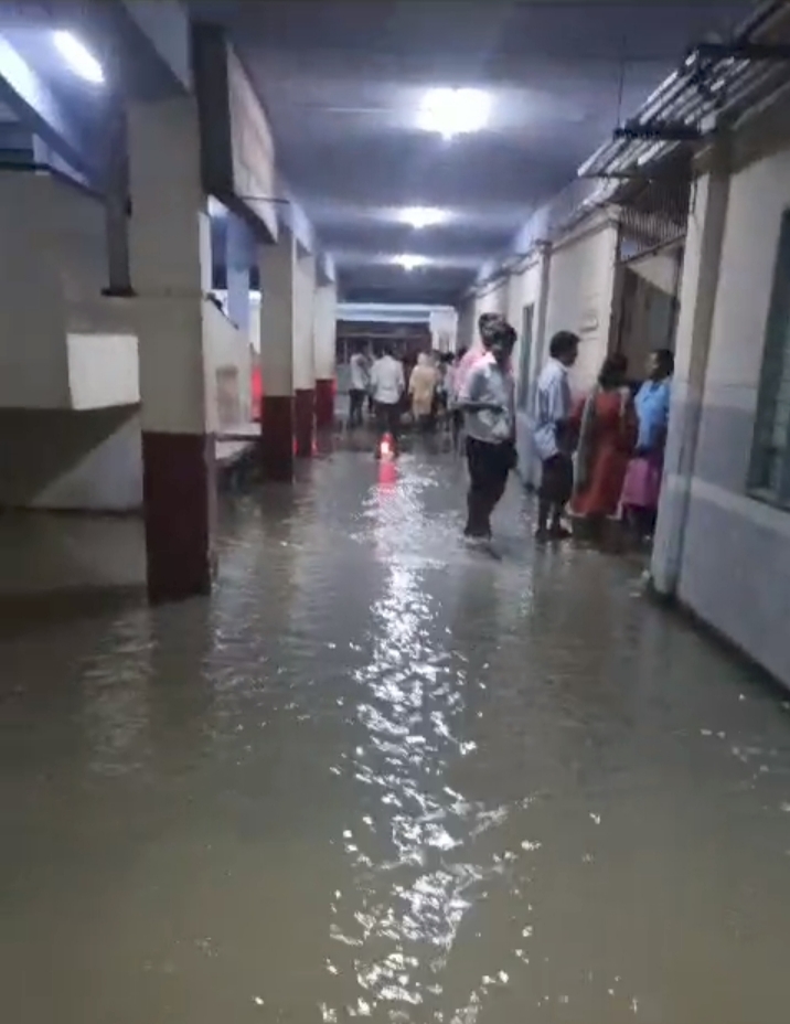 Flood water entered the medical college