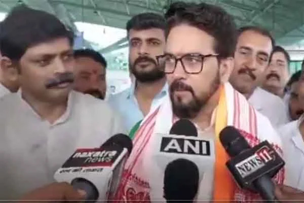 Former Union Minister Anurag Thakur Former Union Minister Anurag Thakur
