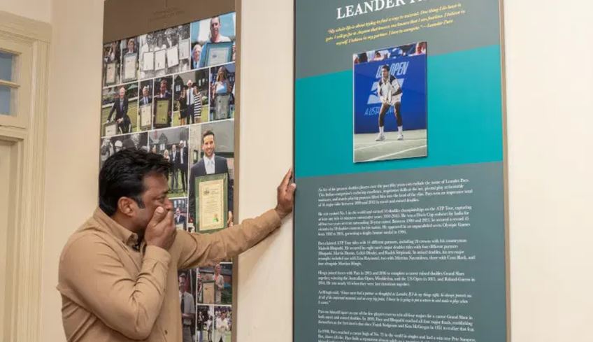 Leander Paes, Vijay Amritraj International Tennis Hall of Fame Leander Paes, Vijay Amritraj International Tennis Hall of Fame