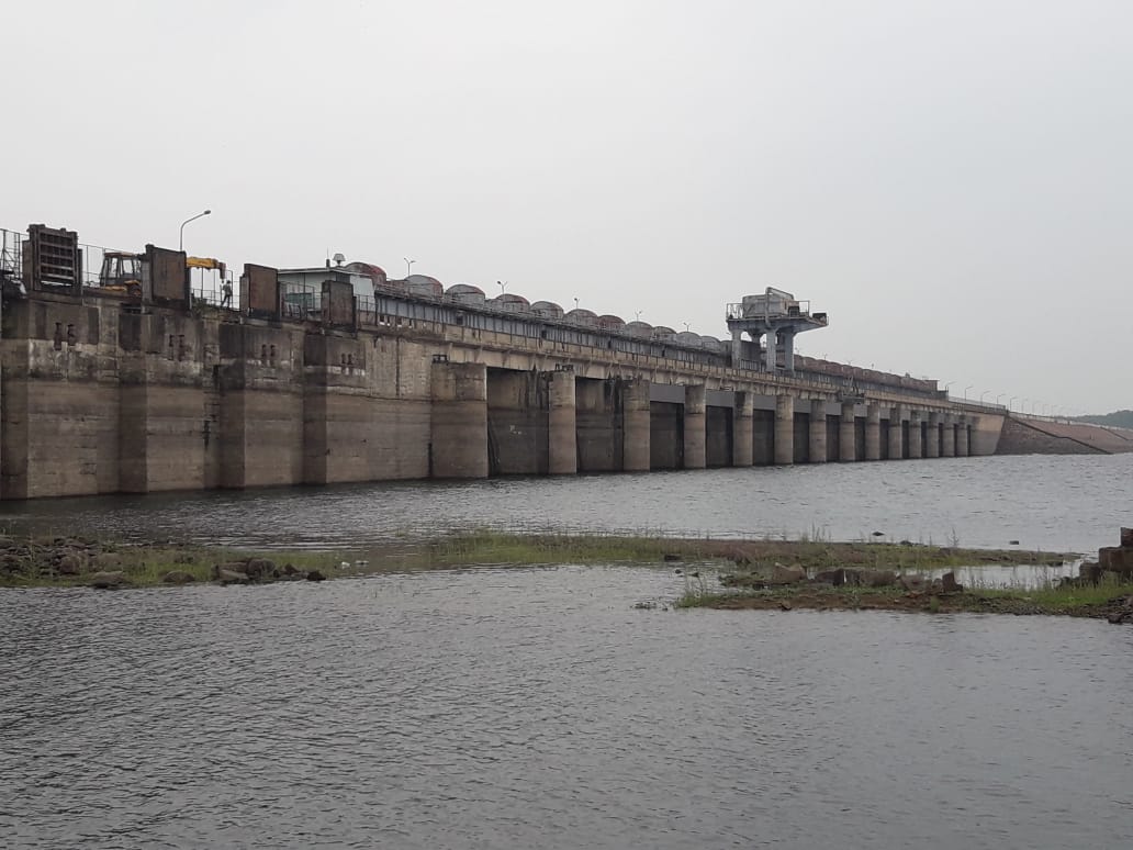 गंगरेल बांध धमतरी। गंगरेल बांध धमतरी।