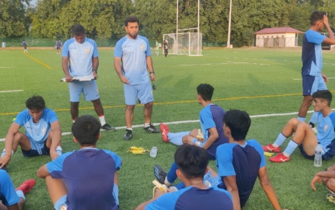 Indian Under-17 Football Team-Ishfak Ahmed