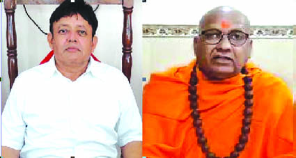 एड़ अरूण भदौरिया व स्वामी प्रबांेधानंद एड़ अरूण भदौरिया व स्वामी प्रबांेधानंद