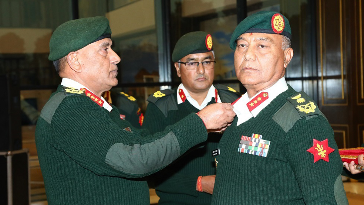 Lt General Ashok Raj Sigdel