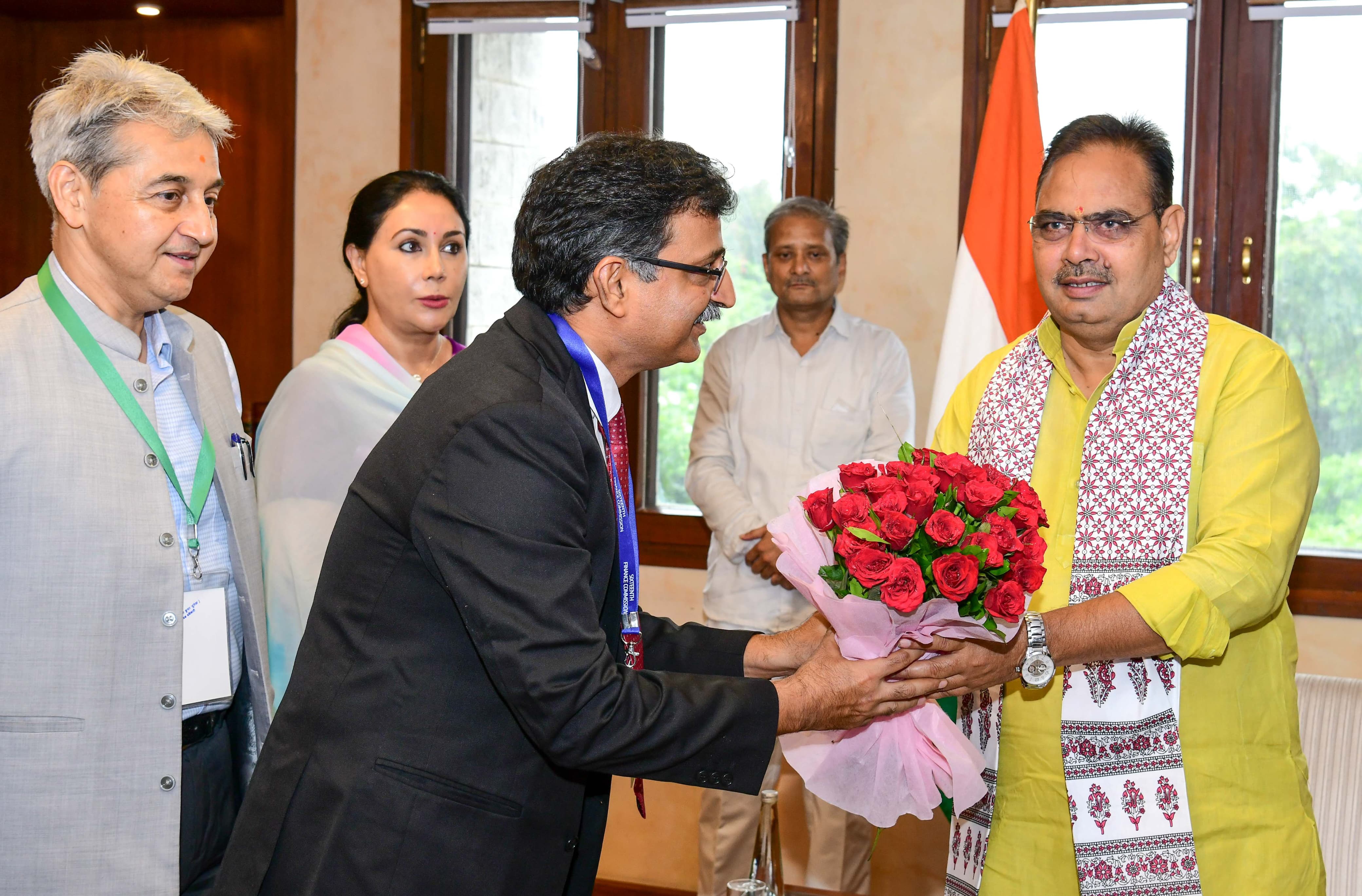 मुख्यमंत्री भजनलाल शर्मा की वित्त आयोग के प्रतिनिधि मंडल से मुलाकात मुख्यमंत्री भजनलाल शर्मा की वित्त आयोग के प्रतिनिधि मंडल से मुलाकात
