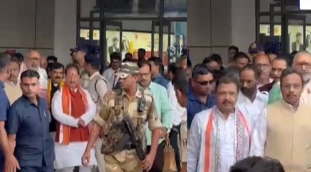 भाजपा की हम बैठक में पहुंचे प्रभारी विनोद तवे सहित अन्य वरिष्ठ नेता। भाजपा की हम बैठक में पहुंचे प्रभारी विनोद तवे सहित अन्य वरिष्ठ नेता।