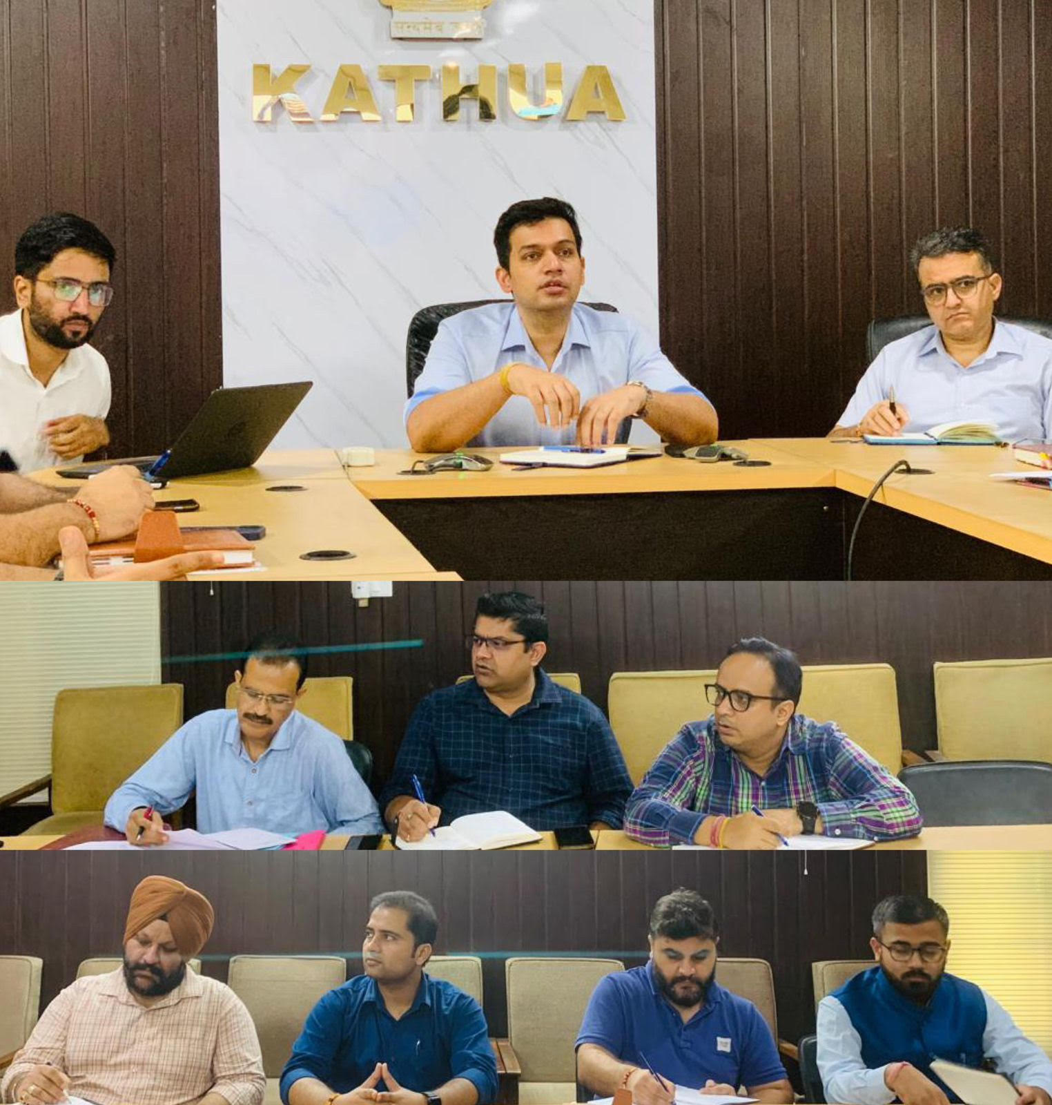 DEO Kathua took a meeting of key officials for election preparations DEO Kathua took a meeting of key officials for election preparations