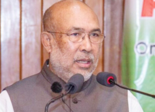 मणिपुर के मुख्यमंत्री एन वीरेन सिंह मणिपुर के मुख्यमंत्री एन वीरेन सिंह