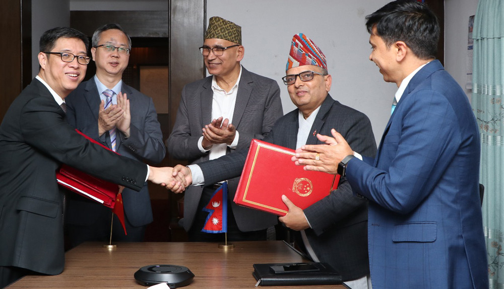 Nepal China meeting Nepal China meeting