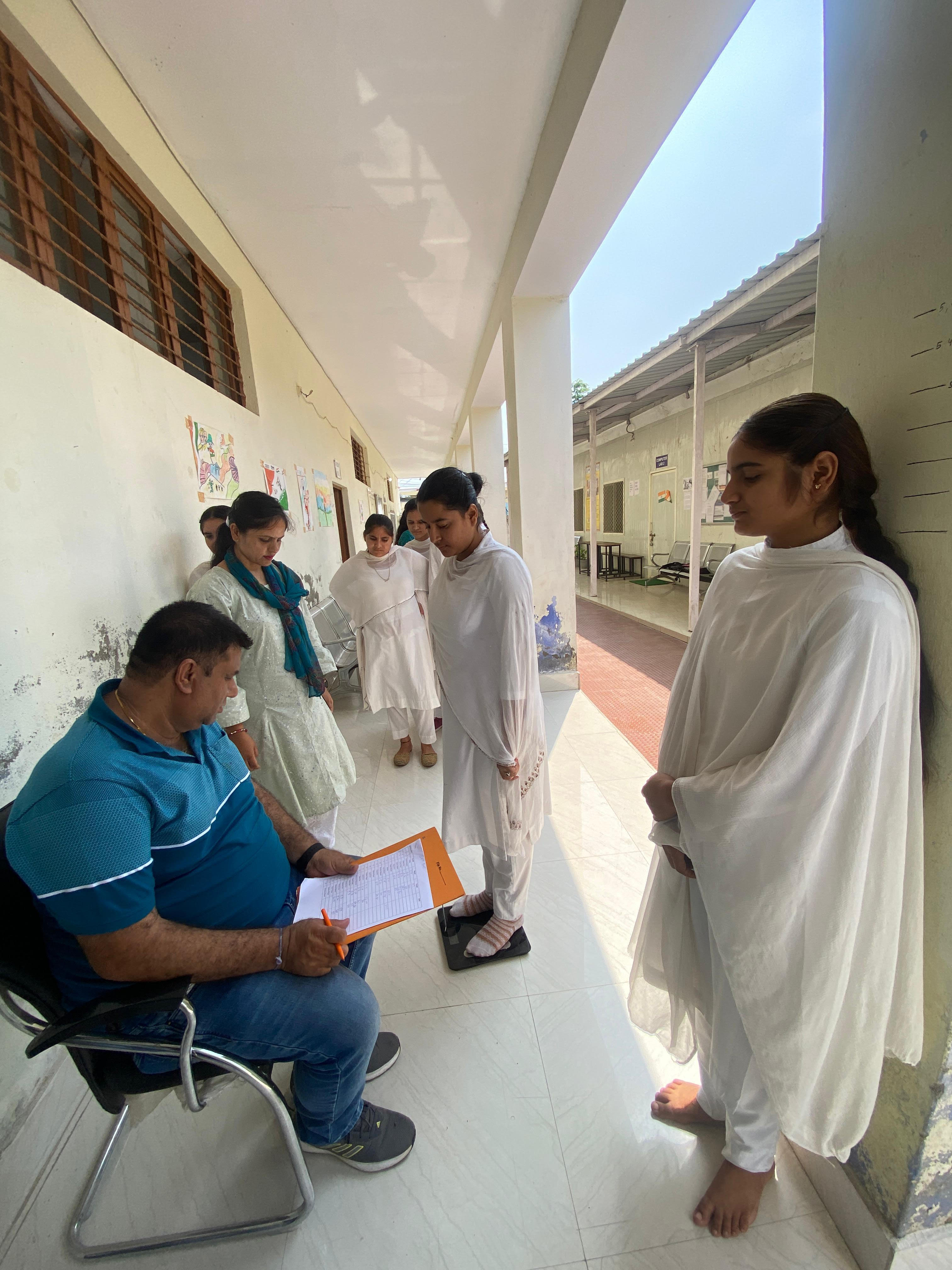 National Sports Week-Physical Measurements organized