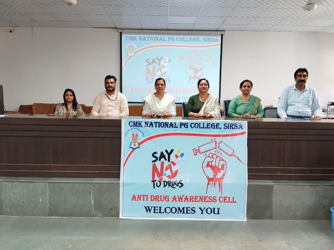 सीएमके के एंटी ड्रग सैल की ओर से नशे को लेकर बढती चिंता के विषय पर कार्यक्रम आयोजित सीएमके के एंटी ड्रग सैल की ओर से नशे को लेकर बढती चिंता के विषय पर कार्यक्रम आयोजित