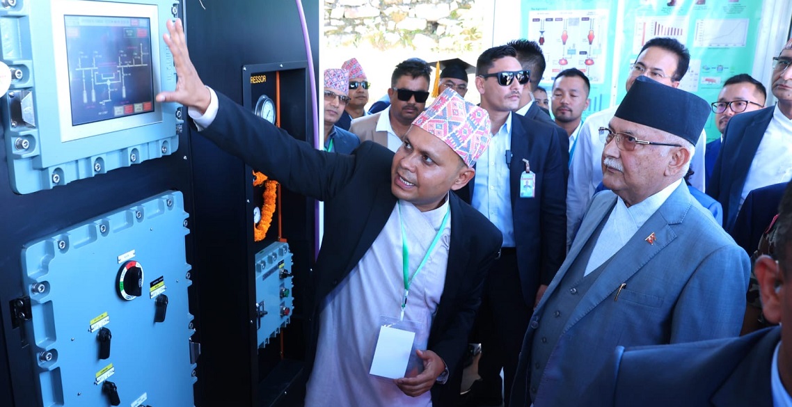 PM oli inaugurated hydrogen plant PM oli inaugurated hydrogen plant