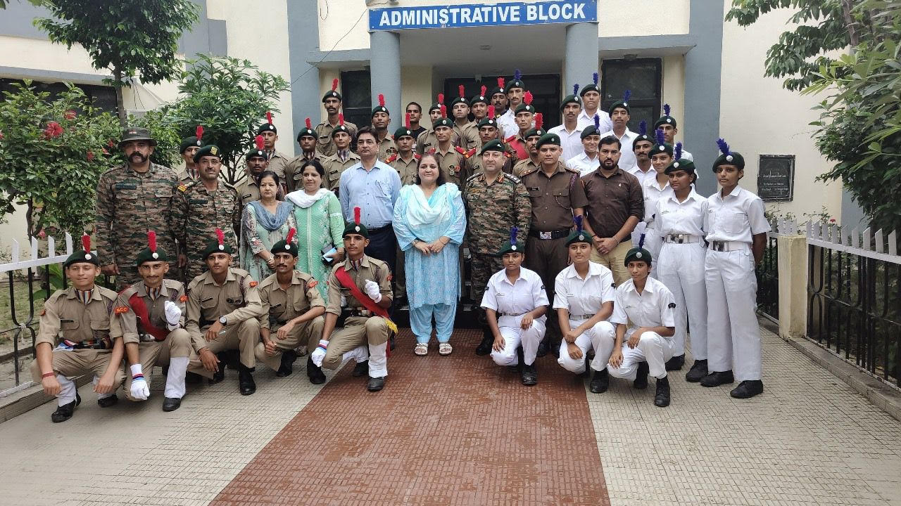 NCC Unit of GDC Kathua Hosts Prestigious Rank Ceremony NCC Unit of GDC Kathua Hosts Prestigious Rank Ceremony