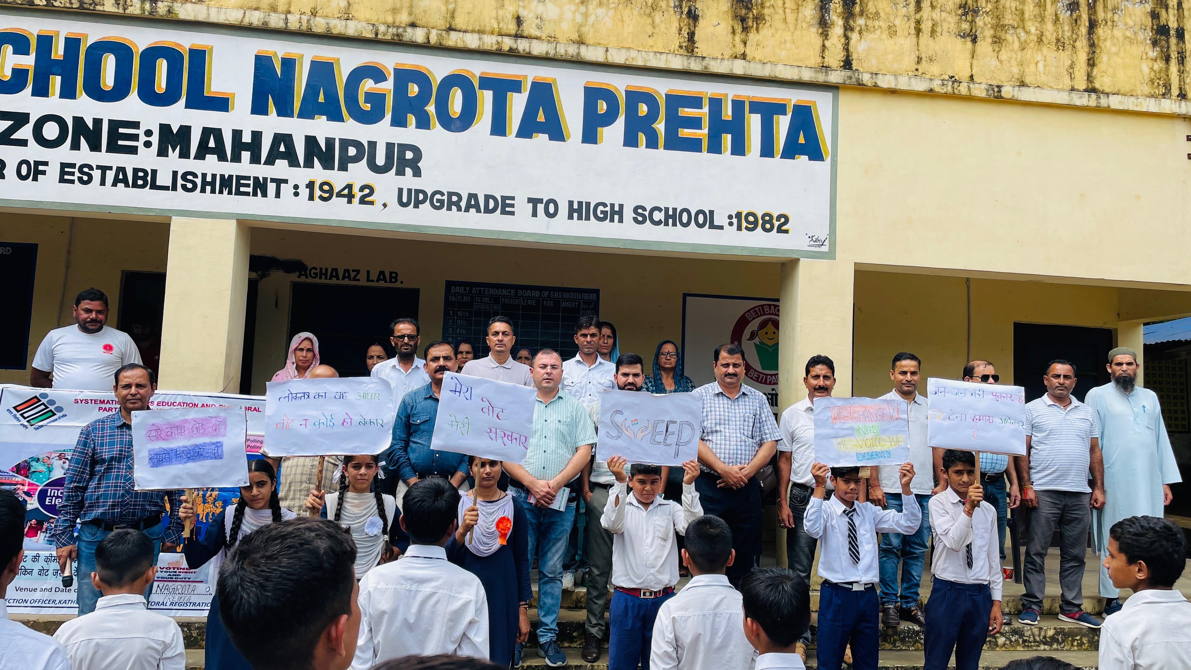Made voters aware through street drama Made voters aware through street drama