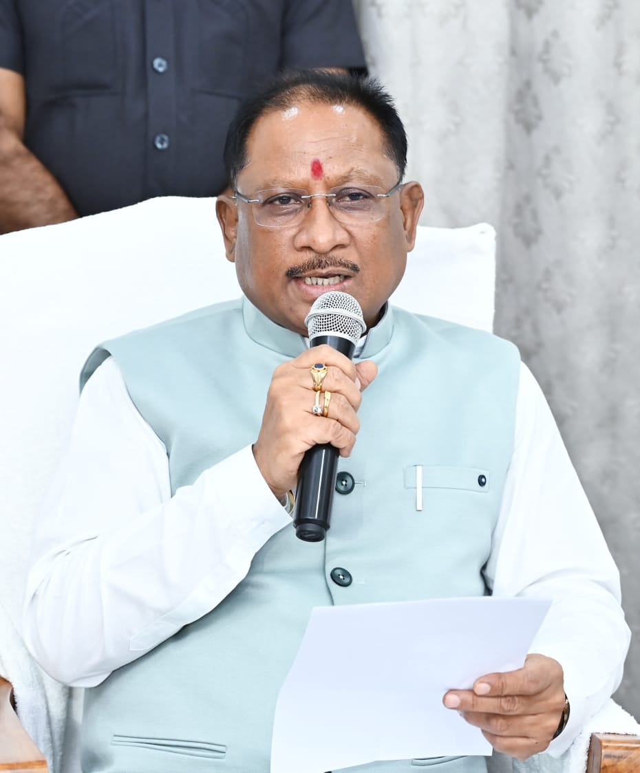 मुख्यमंत्री विष्णुदेव साय की पत्रकार वार्ता मुख्यमंत्री विष्णुदेव साय की पत्रकार वार्ता