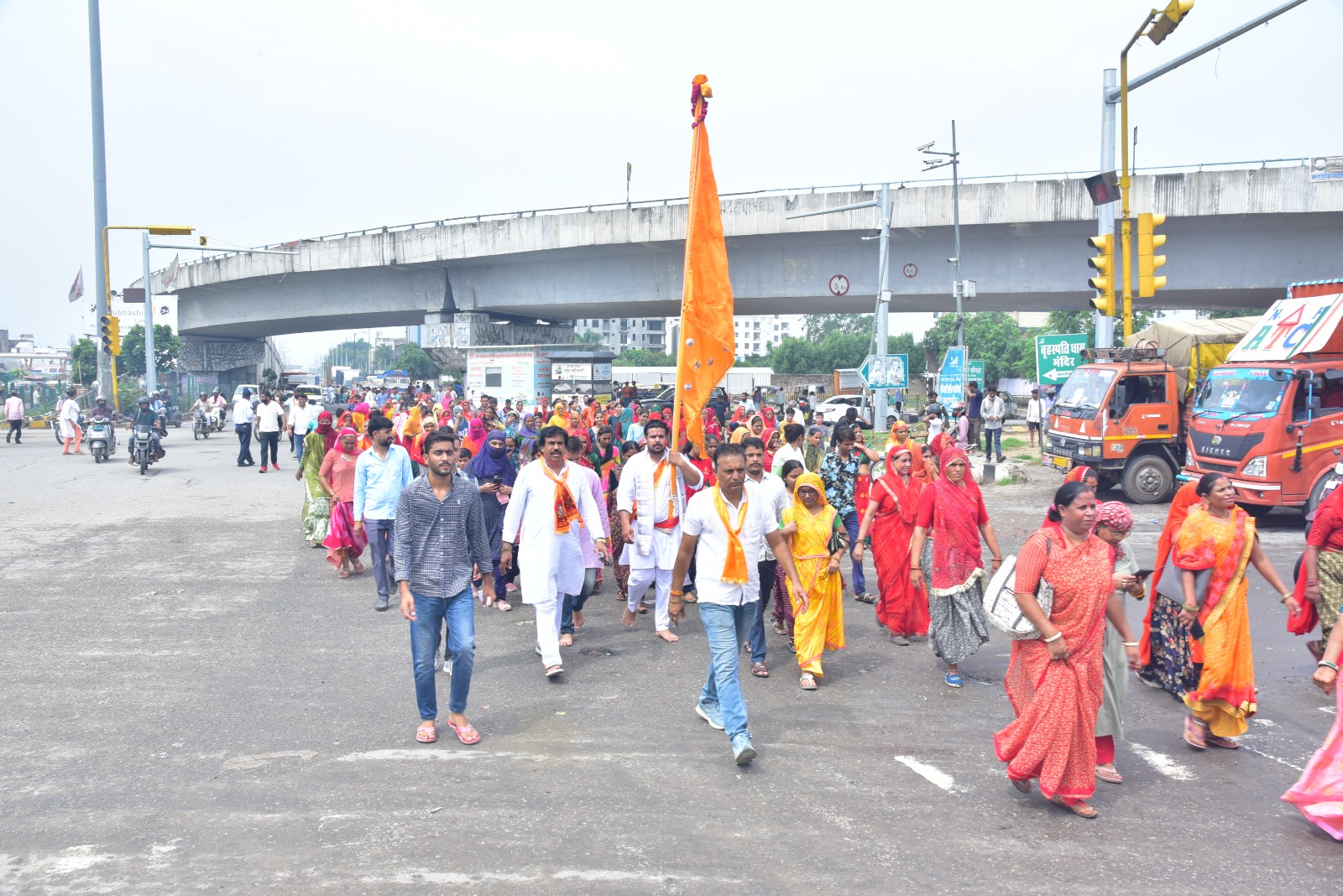 भांकरोटा गणेश मंदिर से 21वीं पदयात्रा रवाना भांकरोटा गणेश मंदिर से 21वीं पदयात्रा रवाना