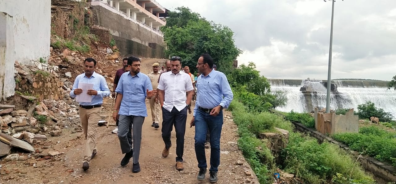 भीलवाड़ा का जेतपुरा बांध लबालब, किनारे बसे गाँवों को अलर्ट ज भीलवाड़ा का जेतपुरा बांध लबालब, किनारे बसे गाँवों को अलर्ट ज
