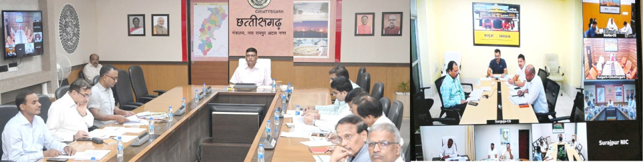 मुख्य सचिव ने योजनाओं के क्रियान्वयन की समीक्षा की मुख्य सचिव ने योजनाओं के क्रियान्वयन की समीक्षा की