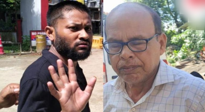 कर्नाटक पुलिस द्वारा शिवसागर से गिरफ्तार किए गए दोनों आरोपितों की तस्वीर। कर्नाटक पुलिस द्वारा शिवसागर से गिरफ्तार किए गए दोनों आरोपितों की तस्वीर।