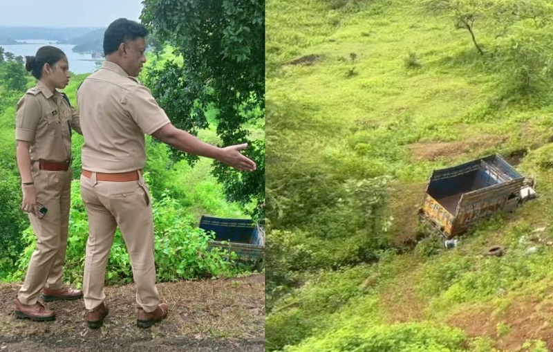 मप्रः मजदूरों से भरा पिकअप वाहन घाट चढ़ते समय 60 फीट गहरी खाई में पलटा, तीन की मौत, 20 घायल मप्रः मजदूरों से भरा पिकअप वाहन घाट चढ़ते समय 60 फीट गहरी खाई में पलटा, तीन की मौत, 20 घायल