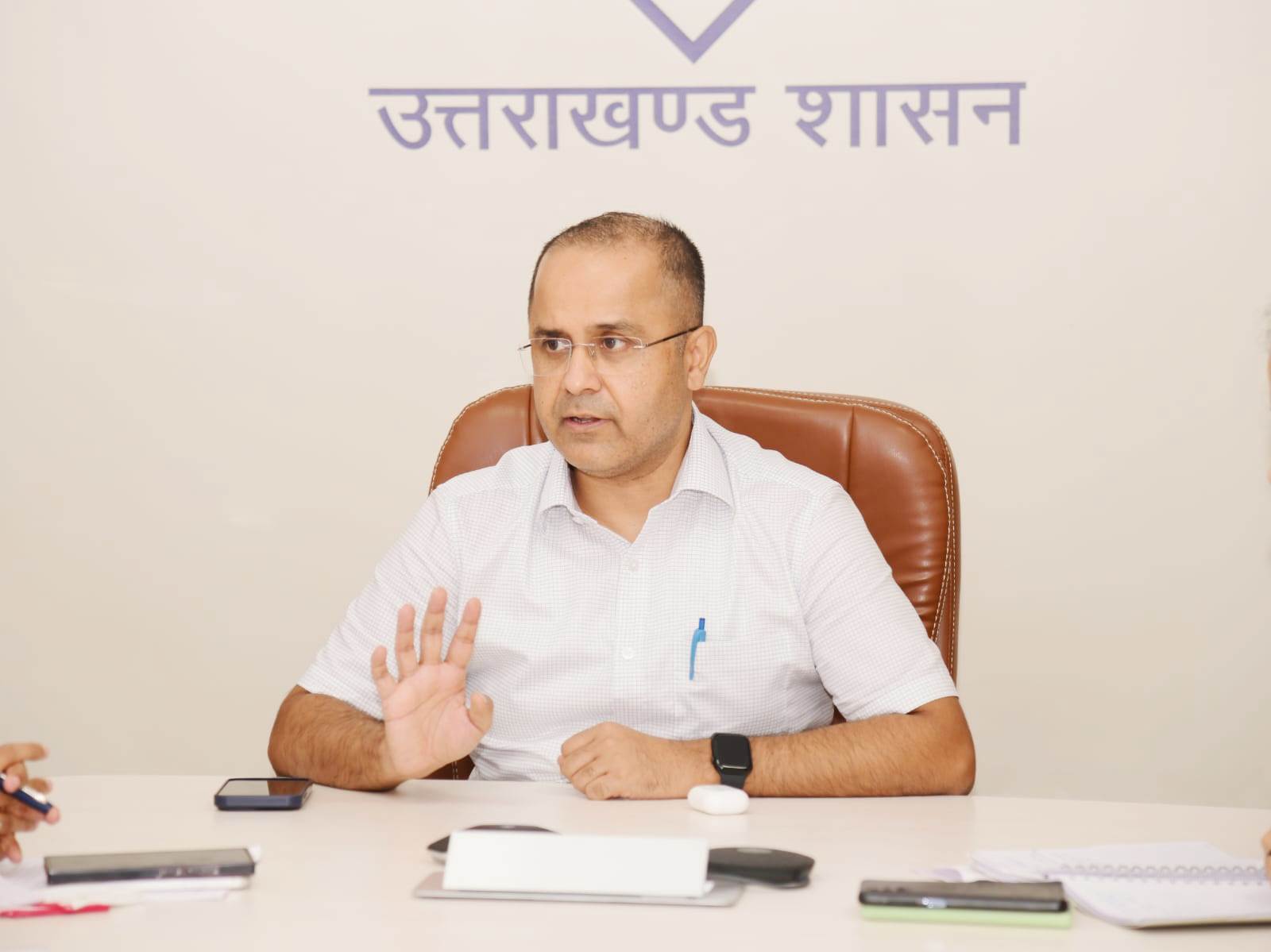 गृह सचिव शैलेश बगोली। गृह सचिव शैलेश बगोली।