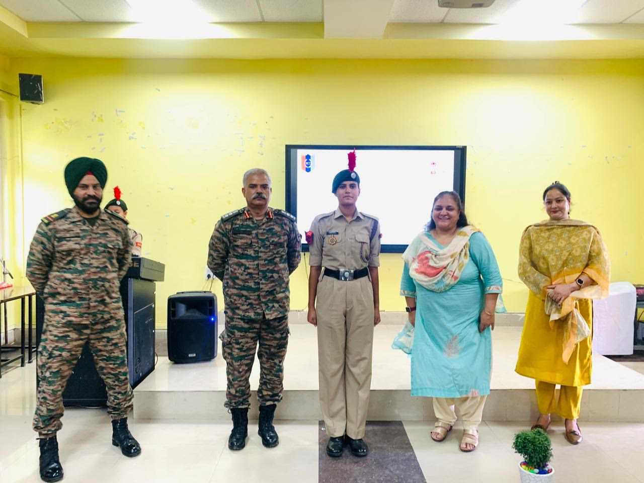Interactive session and rank ceremony organized for NCC cadets Interactive session and rank ceremony organized for NCC cadets