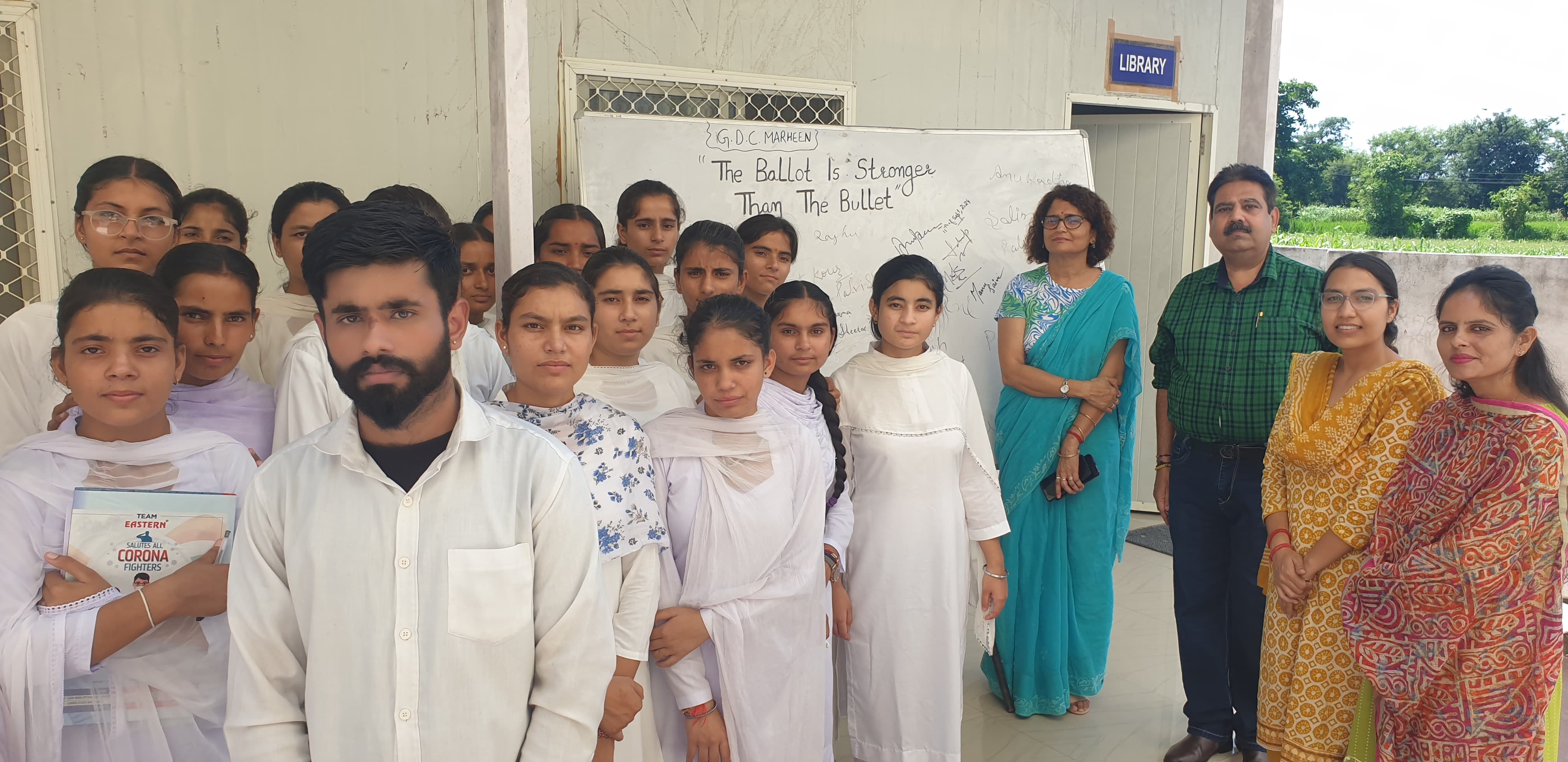 Created awareness about voting by signature campaign Created awareness about voting by signature campaign