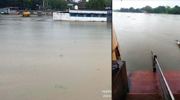 दतिया: 24 घंटे से मूसलाधार बारिश जारी, निचली बस्तियां हुई जलमग्न दतिया: 24 घंटे से मूसलाधार बारिश जारी, निचली बस्तियां हुई जलमग्न
