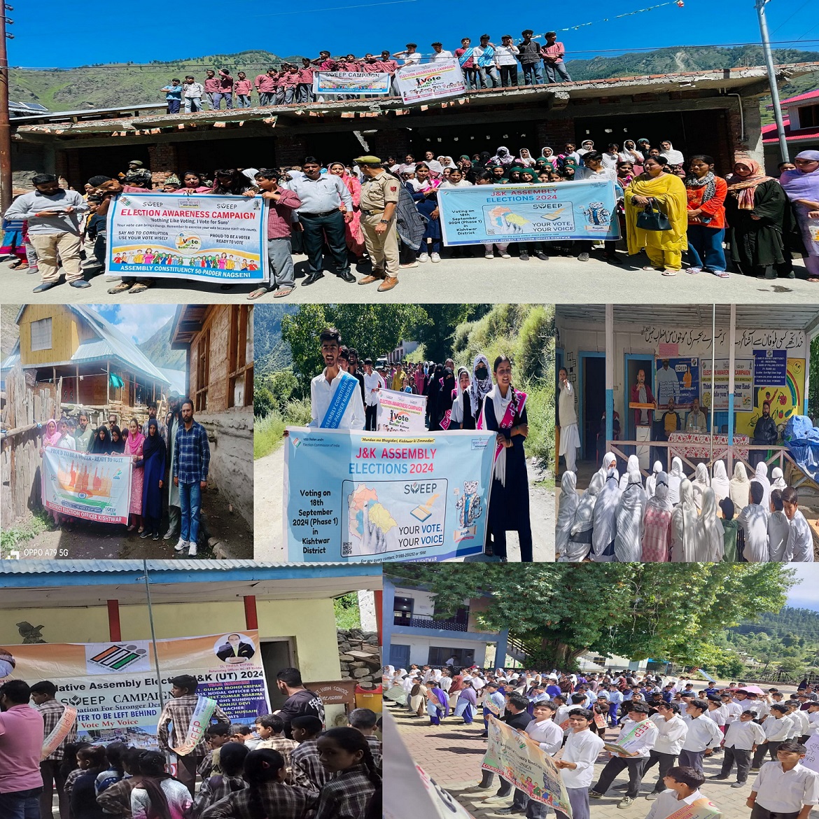 स्वीप अभियान से किश्तवाड़ जिले में मतदाताओं की भागीदारी बढ़ी स्वीप अभियान से किश्तवाड़ जिले में मतदाताओं की भागीदारी बढ़ी