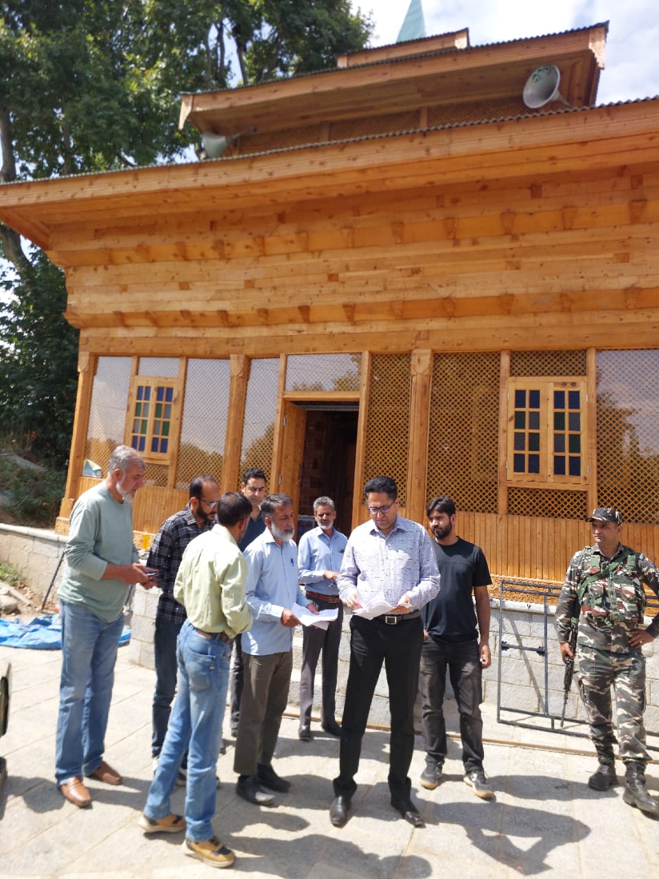 कुलदीप कृष्ण सिद्धा ने एएएम विभाग द्वारा निष्पादित चल रहे कार्यों की प्रगति का निरीक्षण किया