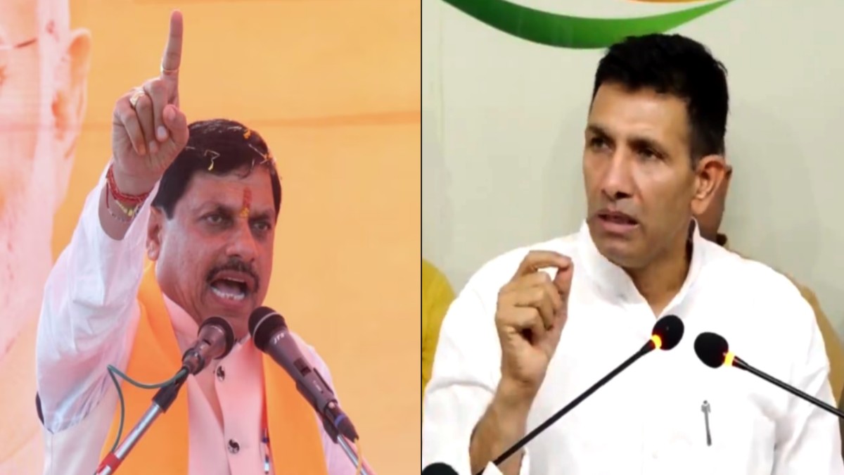 Dr. Yadav cornered Congress Dr. Yadav cornered Congress