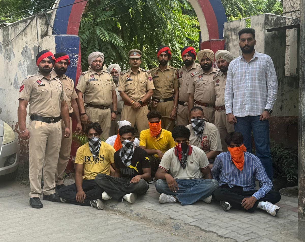 पंजाब पुलिस द्वारा गिरफ्तार गाेल्डी बराड़ के साथी पंजाब पुलिस द्वारा गिरफ्तार गाेल्डी बराड़ के साथी