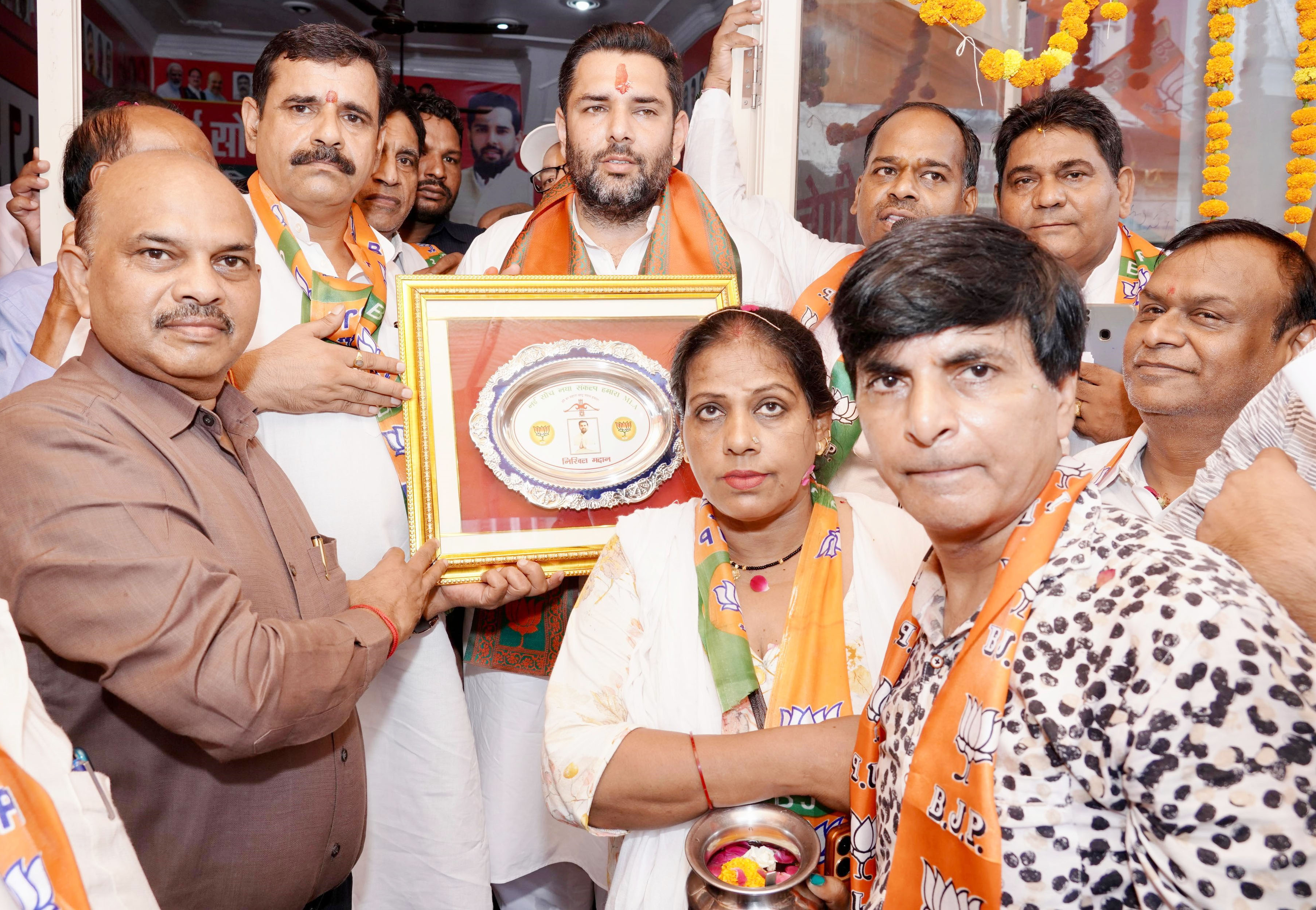 18 Snp- सोनीपत: भाजपा उम्मीदवार निखिल मदान बोलते हुए। 18 Snp- सोनीपत: भाजपा उम्मीदवार निखिल मदान बोलते हुए।