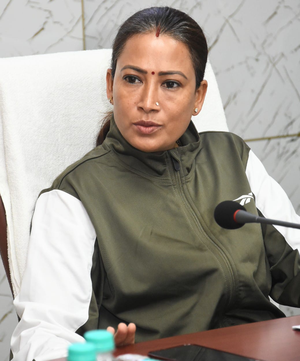 खेल मंत्री रेखा आर्या। खेल मंत्री रेखा आर्या।
