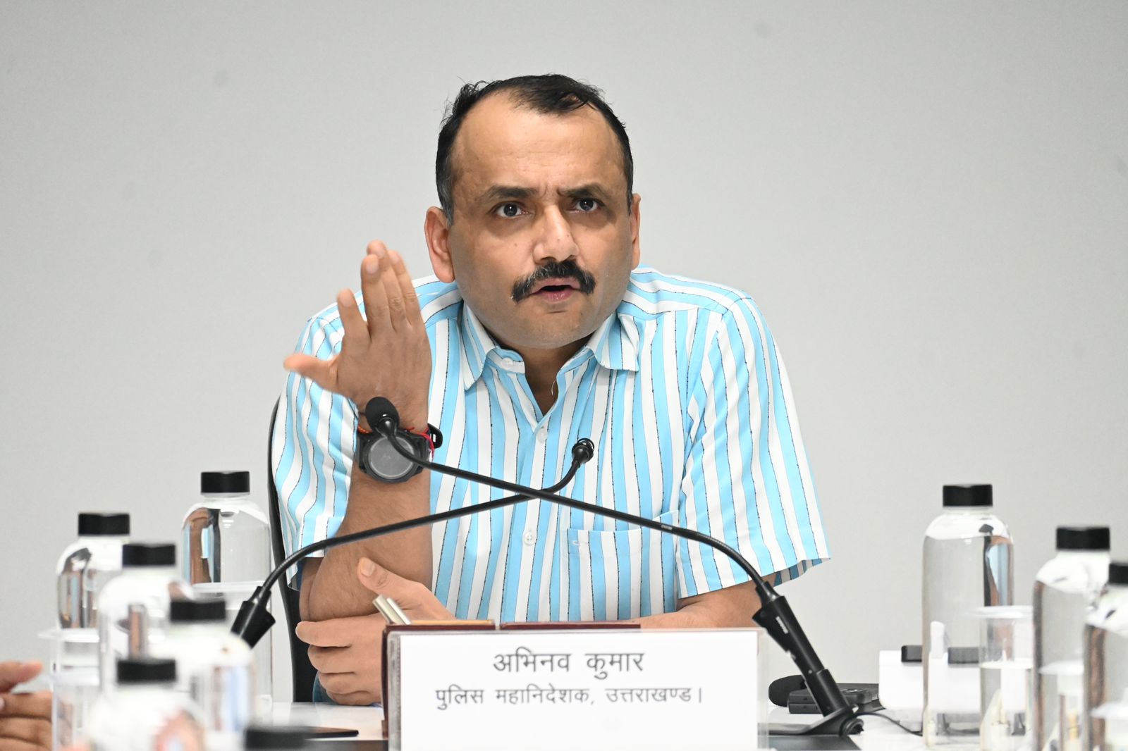 पुलिस महानिदेशक उत्तराखंड (डीजीपी) अभिनव कुमार। पुलिस महानिदेशक उत्तराखंड (डीजीपी) अभिनव कुमार।