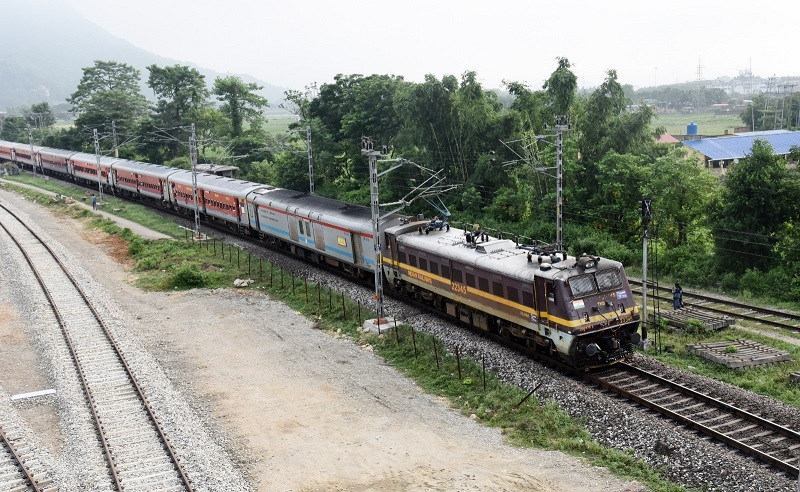 पूर्वोत्तर सीमा रेलवे की ट्रेन पूर्वोत्तर सीमा रेलवे की ट्रेन