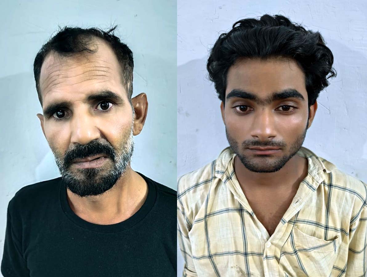 पुलिस द्वारा गिरफ्तर किए गए आरोपीगण पुलिस द्वारा गिरफ्तर किए गए आरोपीगण