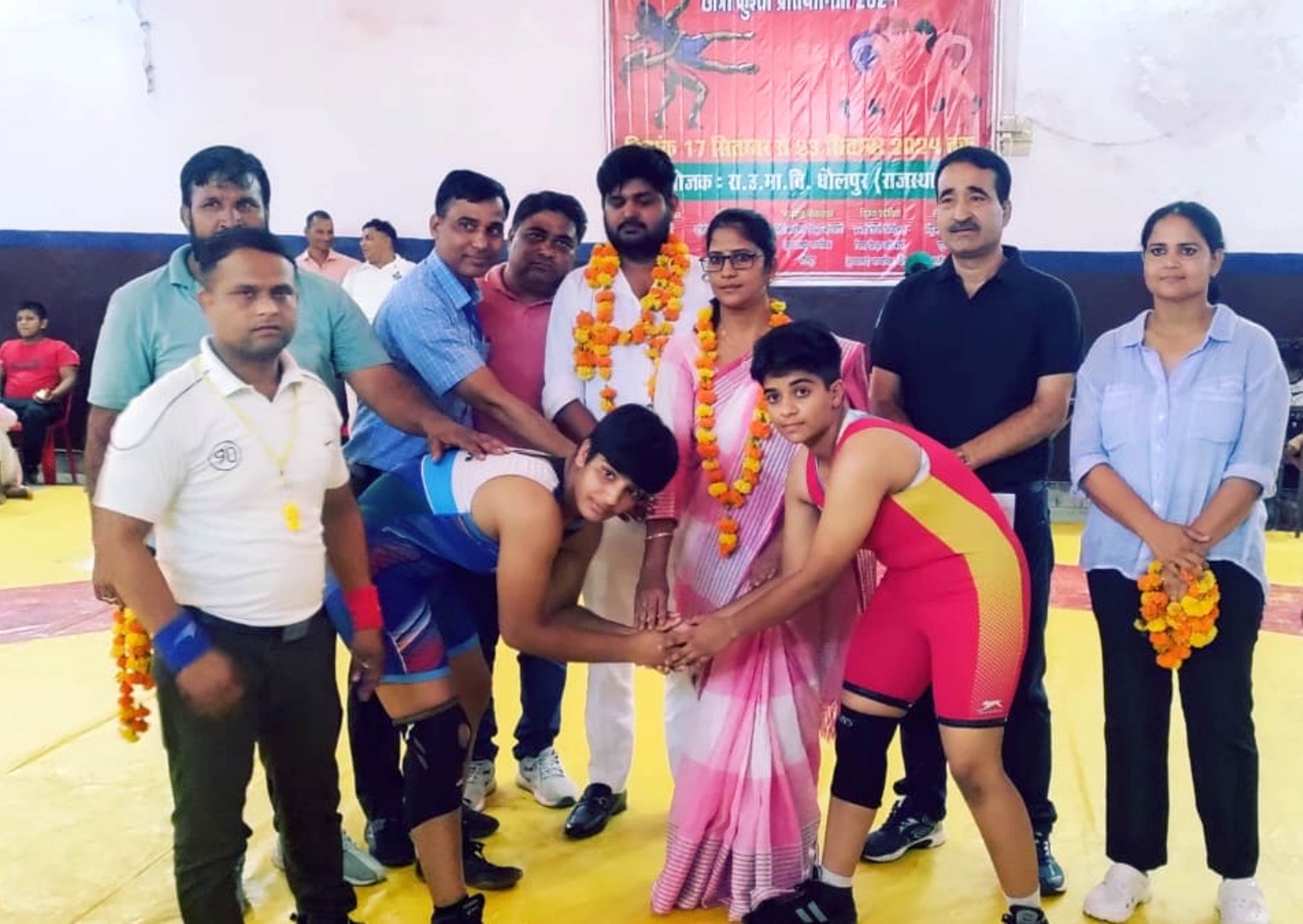 कुश्ती में चंचल माली प्रथम तथा सुमन फलोदी रहीं द्वितीय कुश्ती में चंचल माली प्रथम तथा सुमन फलोदी रहीं द्वितीय