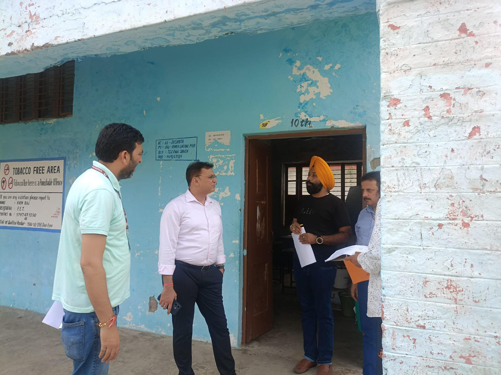 General Observer visited polling stations of Jasrota assembly constituency