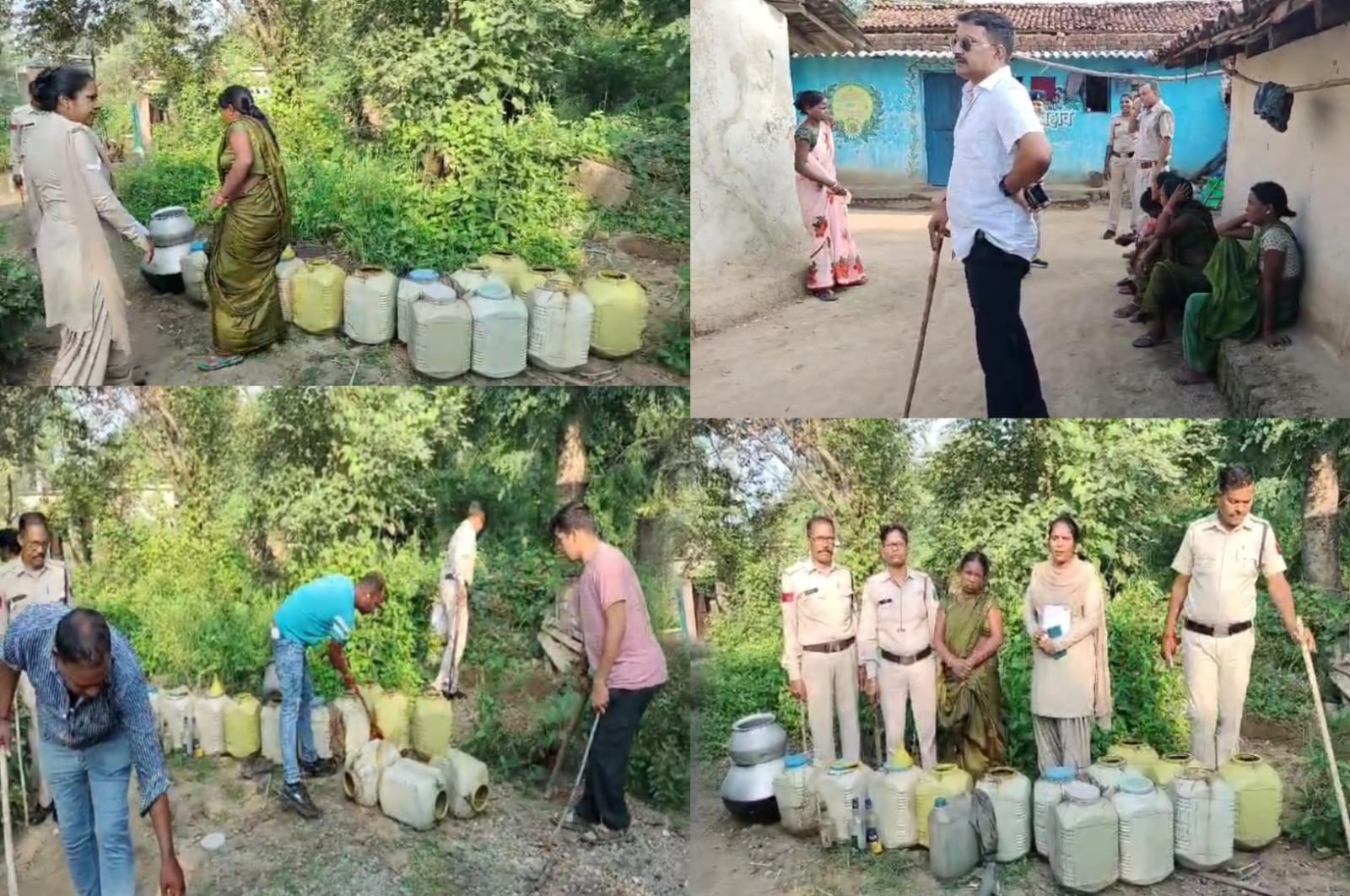 कोरबा में अवैध शराब के खिलाफ बड़ी कार्रवाई कोरबा में अवैध शराब के खिलाफ बड़ी कार्रवाई