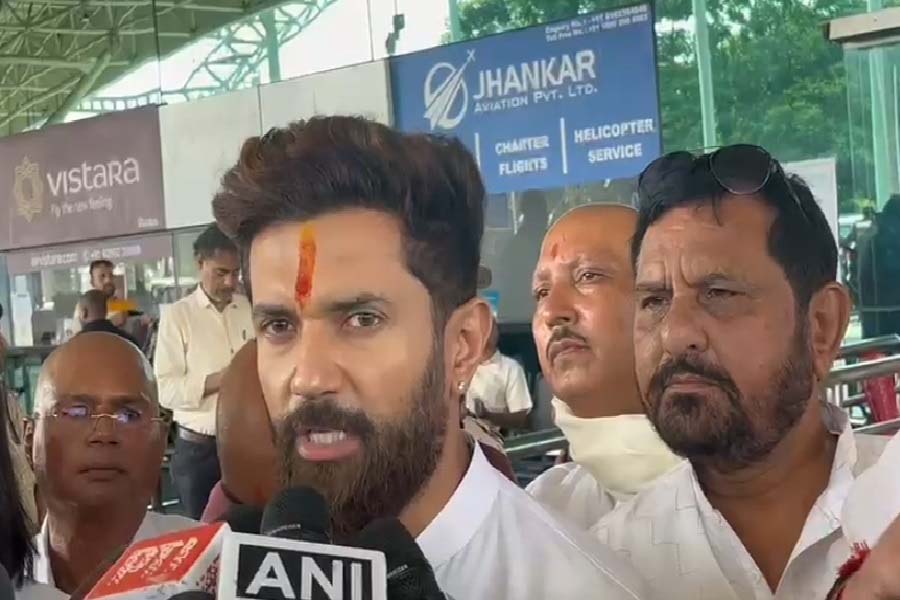 केंद्रीय मंत्री चिराग पासवान पहुंचे रांची केंद्रीय मंत्री चिराग पासवान पहुंचे रांची