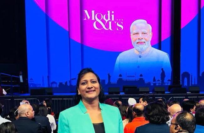 न्यूयॉर्क में सम्मान में विशिष्ठ महिला के तौर शामिल आराधना अग्रवाल न्यूयॉर्क में सम्मान में विशिष्ठ महिला के तौर शामिल आराधना अग्रवाल