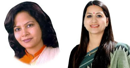 बल्लभगढ़ से निर्दलीय उम्मीदवार शारदा राठौर और कांग्रेस कैंडिडेट पराग शर्मा। बल्लभगढ़ से निर्दलीय उम्मीदवार शारदा राठौर और कांग्रेस कैंडिडेट पराग शर्मा।