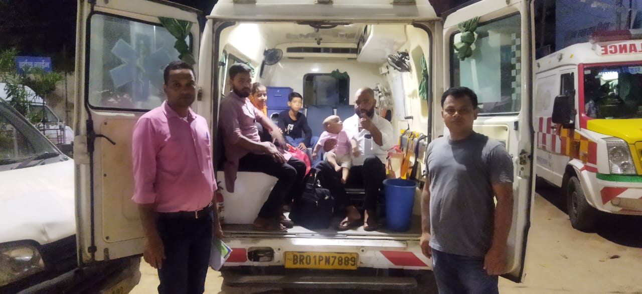 आरफा एवं अकरम रेजा को इलाज हेतु भेजा गया जेएलएनएमसीएच भागलपुर आरफा एवं अकरम रेजा को इलाज हेतु भेजा गया जेएलएनएमसीएच भागलपुर