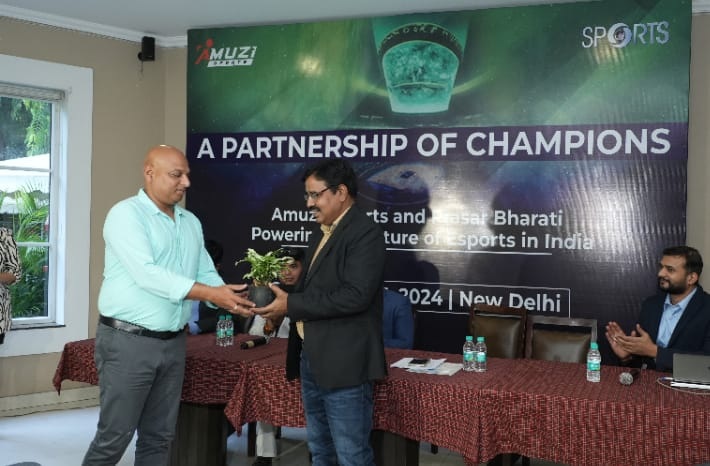 अमुजी ईस्पोर्ट्स ने प्रसार भारती के साथ किया करार अमुजी ईस्पोर्ट्स ने प्रसार भारती के साथ किया करार